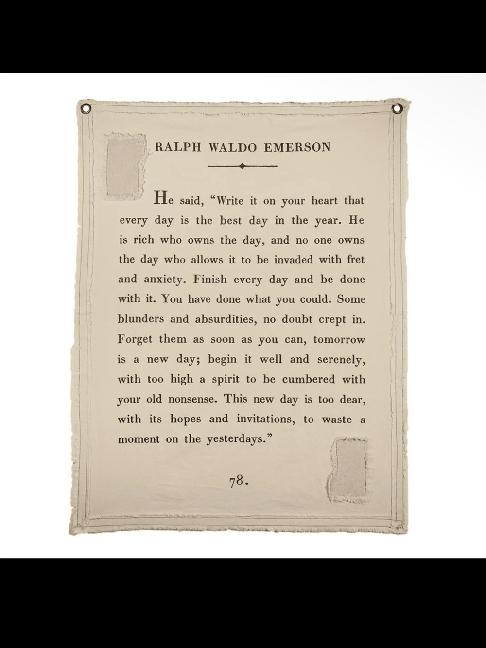 Quote Wall Art - Sugarboo Cream Canvas wall hanging New